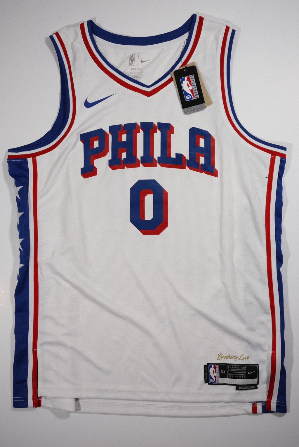 Tyrese Maxey Signed Philadelphia 76ers Nike Authentic Jersey (Fanatics)