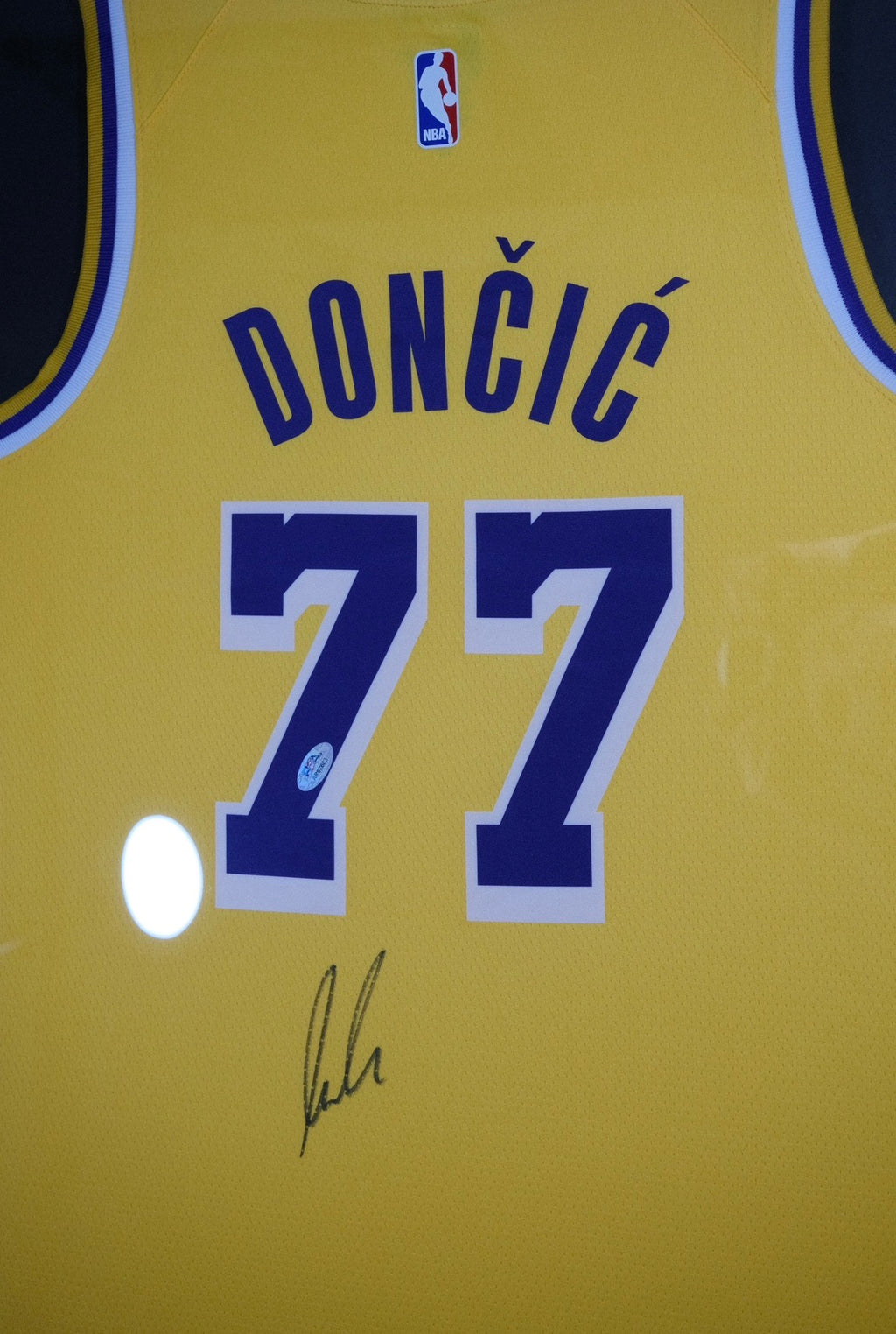 Luka Doncic Signed Los Angeles Lakers Authentic Jersey (PSA)