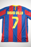 David Villa Signed FC Barcelona Nike Authentic Jersey