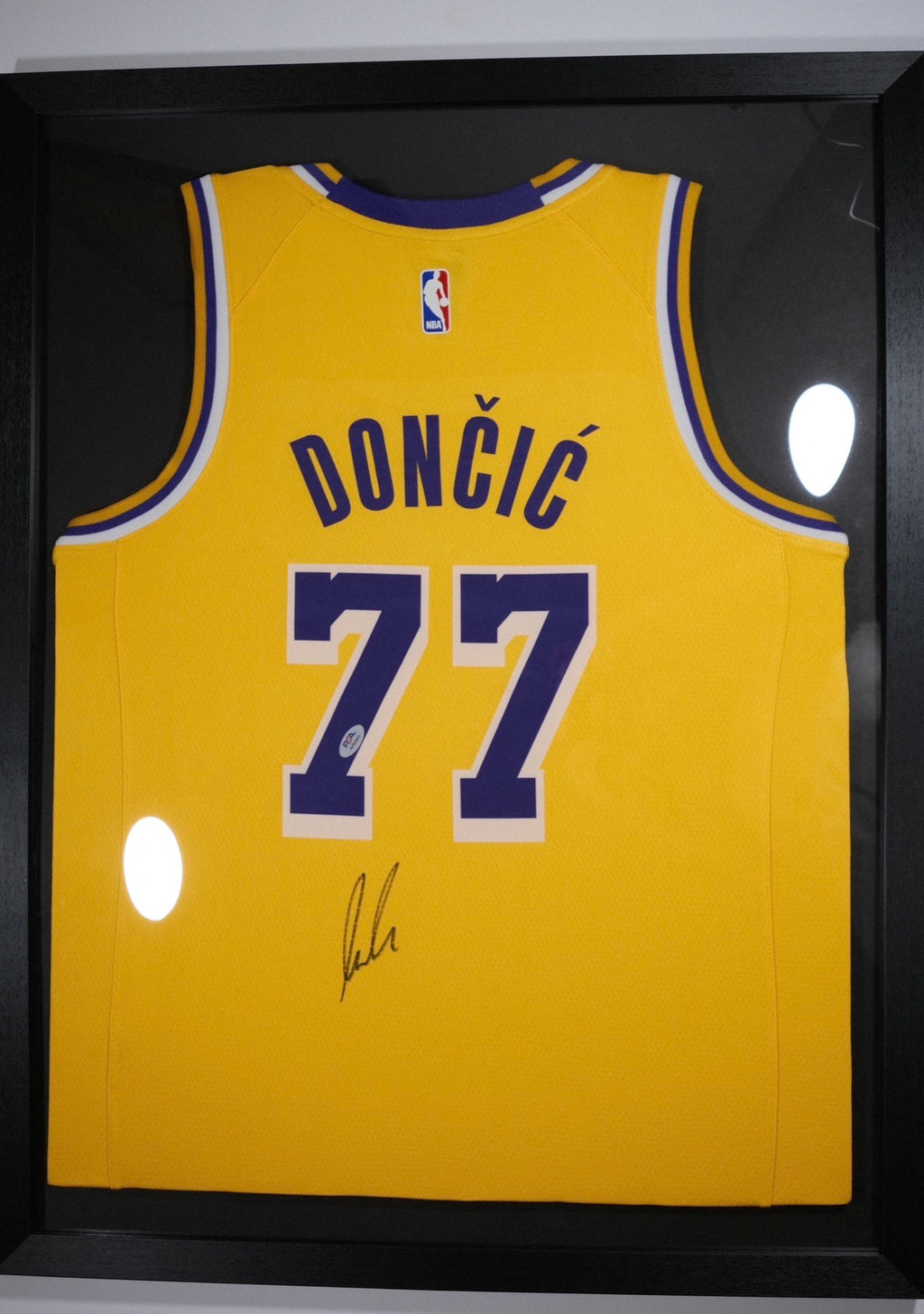 Luka Doncic Signed Los Angeles Lakers Authentic Jersey (PSA)