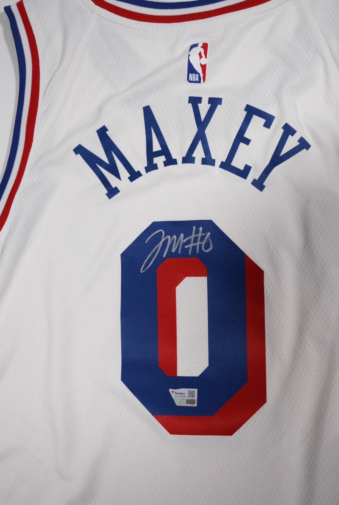 Tyrese Maxey Signed Philadelphia 76ers Nike Authentic Jersey (Fanatics)
