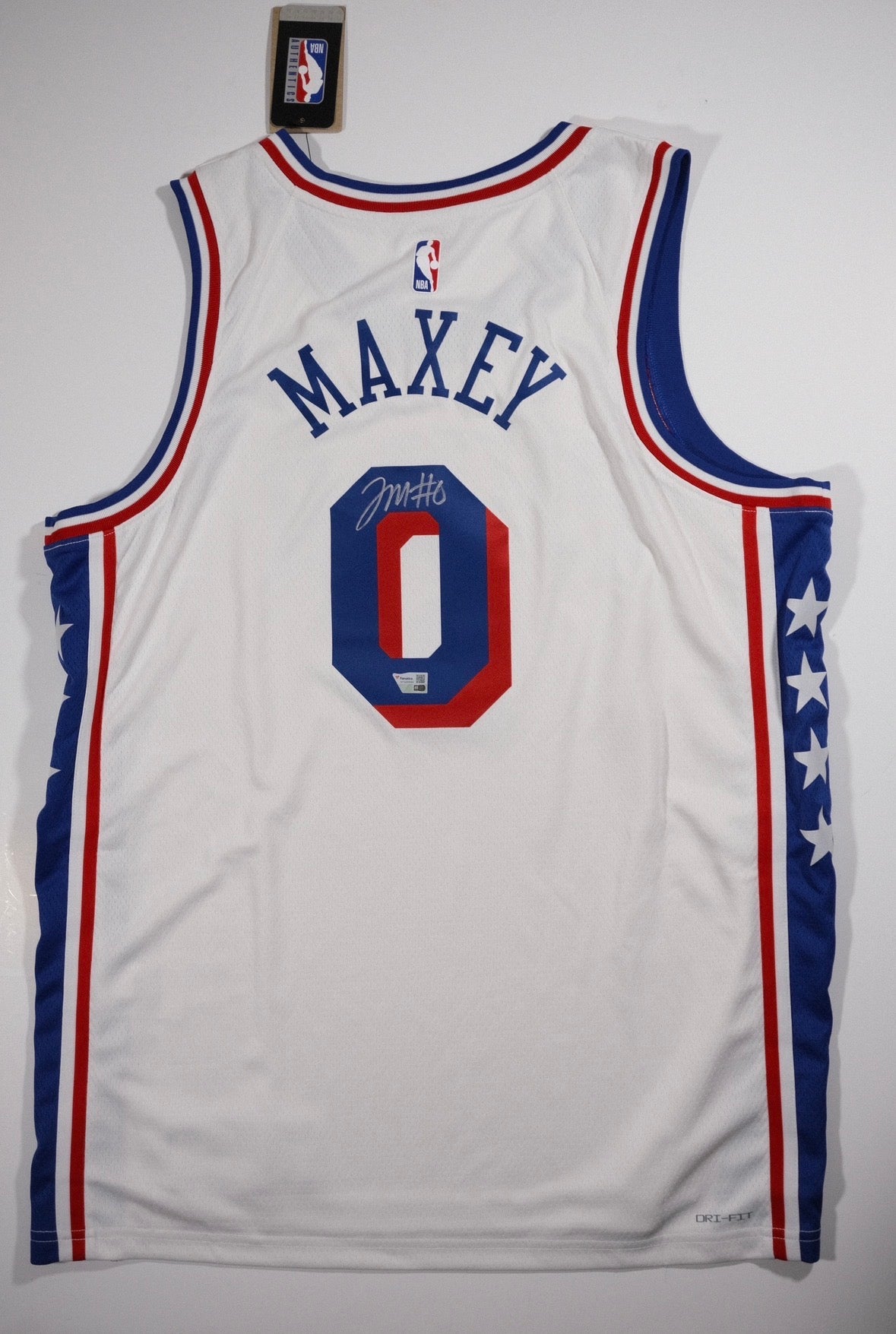 Tyrese Maxey Signed Philadelphia 76ers Nike Authentic Jersey (Fanatics)