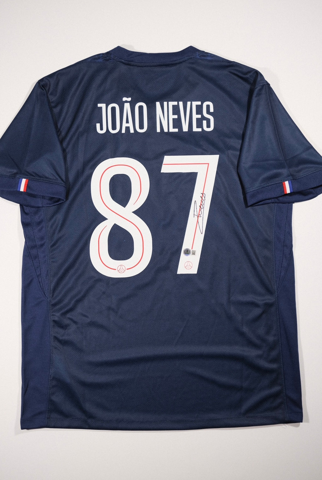 Joao Neves Signed Paris Saint-Germain FC Nike Authentic Jersey (Beckett)