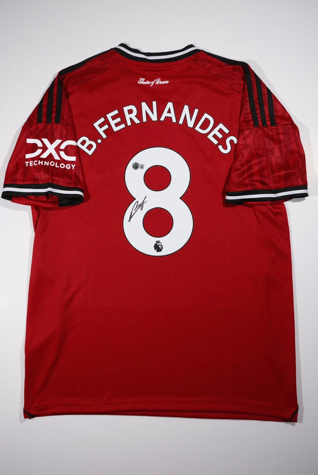 Bruno Fernandes Signed Manchester United F.C. Adidas Authentic Jersey (Beckett)