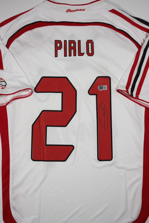 Andrea Pirlo Signed AC Milan Adidas Authentic Jersey (Beckett)