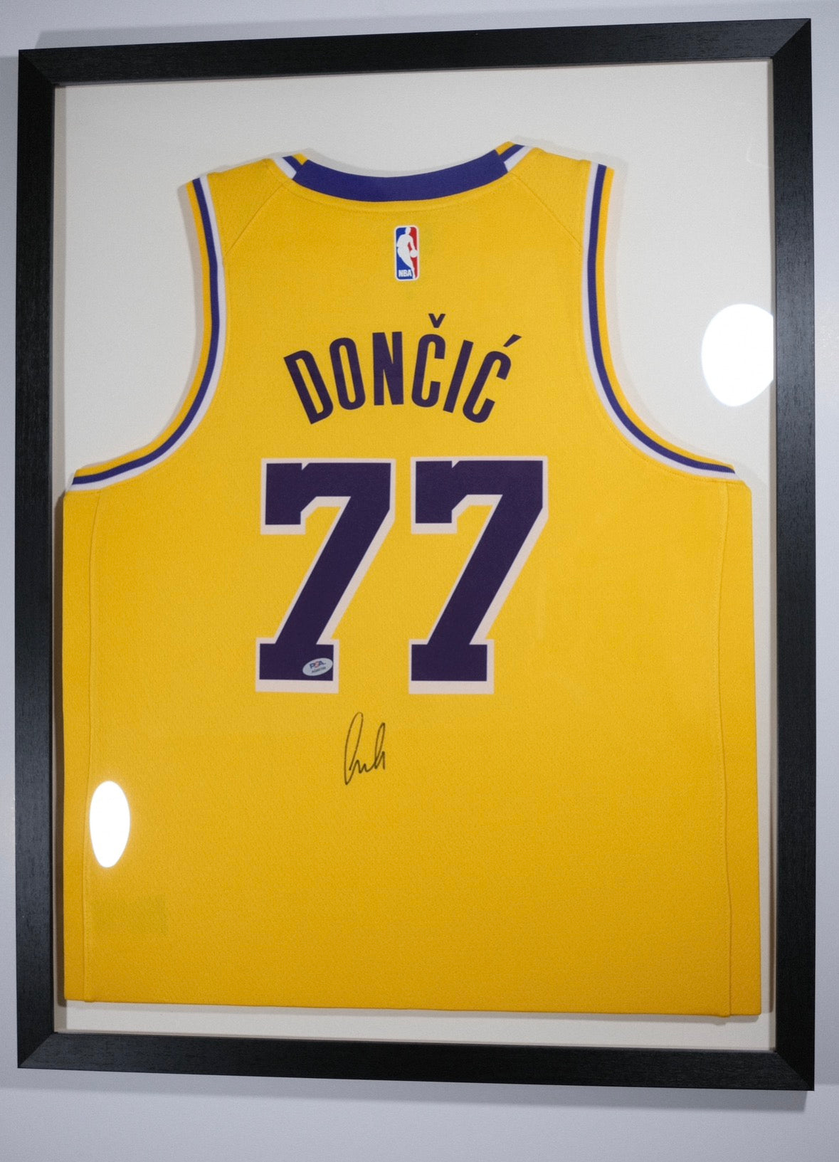 Luka Doncic Signed Los Angeles Lakers Authentic Jersey (PSA COA)