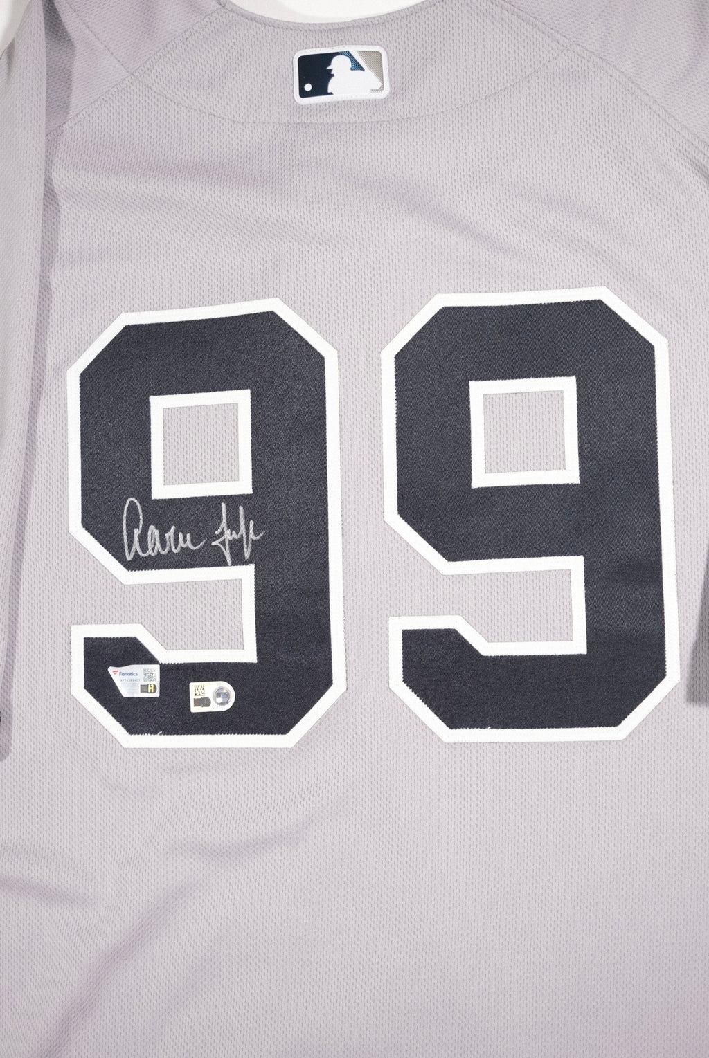 Aaron Judge Signed New York Yankees Nike Authentic Gray Road Jersey #99 (Fanatics)