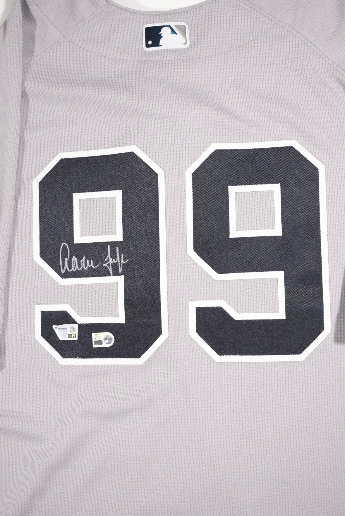 Aaron Judge Signed New York Yankees Nike Authentic Gray Road Jersey #99 (Fanatics Authenticated)