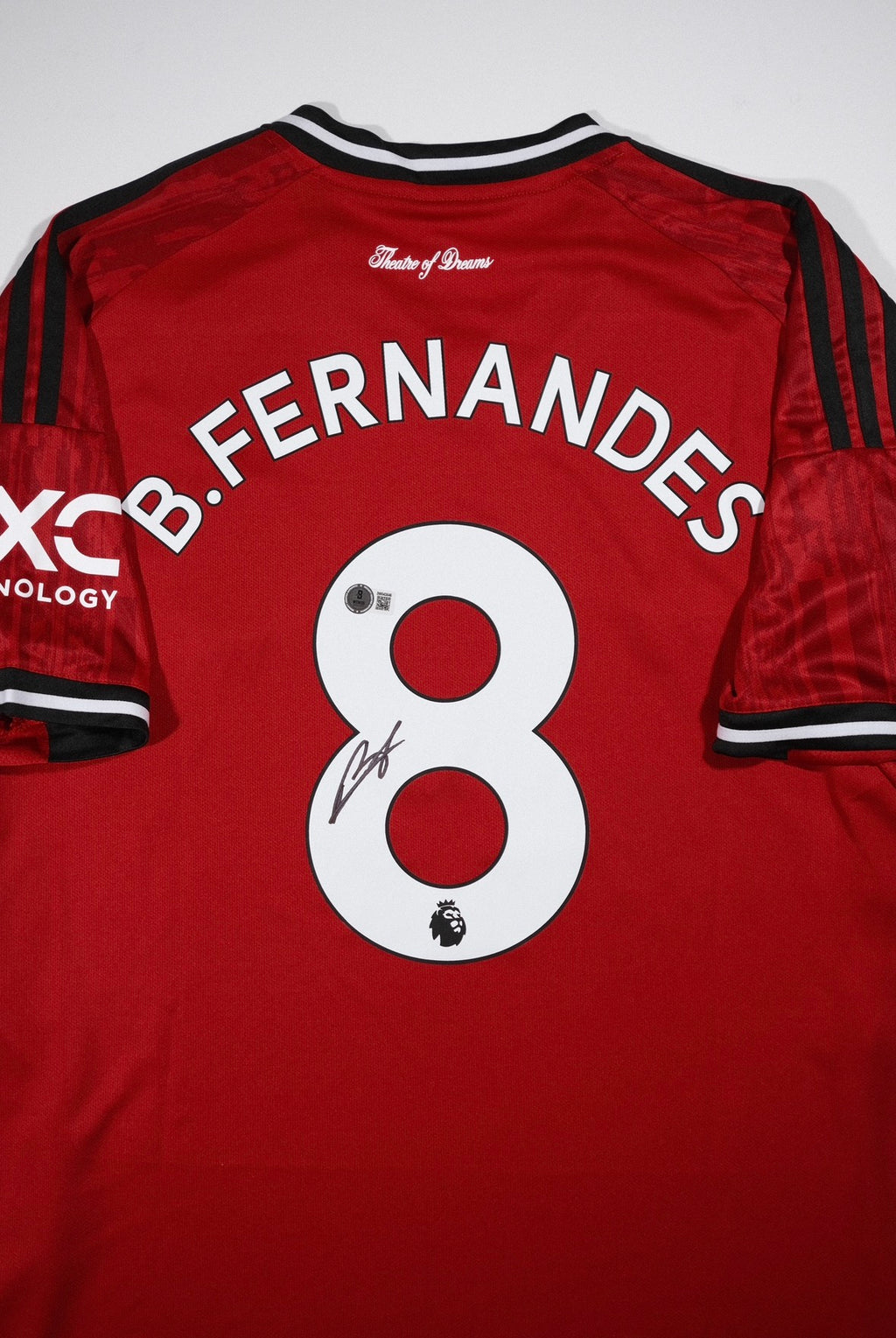 Bruno Fernandes Signed Manchester United F.C. Adidas Authentic Jersey (Beckett)